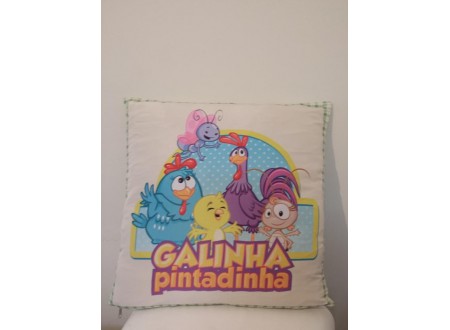 Capa de Almofada infantil  Galinha Pintadinha